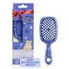 UNbrush Mini Holiday Hair Brush for Pain-Free Brushing On All Wet/Dry Hair Types — Mini UNbrush Detangling Brush with Durable Anti-Static Bristles, Lightweight & Vented — Christmas Hair Care Gifts