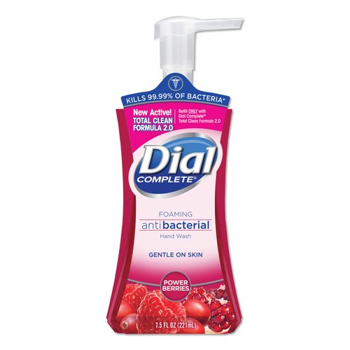 Dial Complete Antibacterial Foaming Hand Wash, Power Berries, 7.5 Ounce