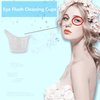 50 Pcs Non Sterile Disposable Plastic Eye Wash Cups Portable Disposable Measuring Cup 5ml Eye Flush Cleaning Cups Vials for Storage or First Aid Kit Use by PPX