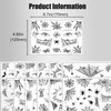 Halloween Temporary Tattoos Spider Web Temporary Tattoo fake tattoos Spider Bat Dark Waterproof Face Body Temporary Sticker Costume Makeup Tattoos Kit (12 sheets) for Adults and Kids