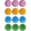 Cat Foam Ball Cat Sponge Ball Toy Cat Soccer Ball Toy (Golf Foam Sponge Ball, Count, 12)