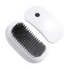 BS-MALL Scalp Massage Comb Electric Massage Brush Portable Hair Comb White Home Spa for Head White