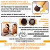 2 Pcs Mineral Sunscreen Setting Powder SPF50 PA++ for Face,Long-Lasting Oil Control Sunscreen Brush Powder,Matte Transparent Facial Powder Sunscreen,All Skin