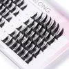 DSLONG Manga Lashes Natural Look Individual Lash Wispy Silky Anime Eyelashes Cluster Japanese Cosplay False Eyelashes Reusable, Look Like Extensions DIY At Home