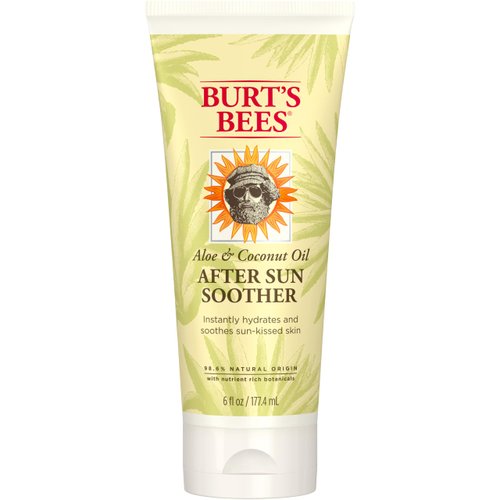 Burt's Bees Stocking Stuffers, After Sun Lotion with Hydrating Aloe Vera & Coconut Oil - Sunburn Relief, After Sun Soother, Natural Origin Skin Care Christmas Gifts, 6 oz
