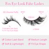 Cat Eye Lashes Wispy 6D Fluffy Fox Lashes Strips 16mm Cateye False Lashes Faux Mink Fake Eyelashes Pack 14 Pairs pestañas postizas for women by EMEDA(HX2-2）