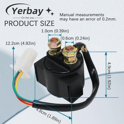 Starter Solenoid Relay for Yamaha ATV YFM 350 Big Bear Warrior Moto-4 Wolverine