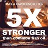 Thrivous Omega - Enhance Heart Function & Circulation - 5X Stronger Than Fish Oil - Advanced Geroprotector Supplement: Omega 3 Lysine Complex EPA DHA, Odorless Garlic, Pine Bark - 60 Capsules
