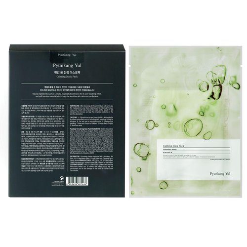 Pyunkang Yul Ceramide Calming Mask Pack 10 PCS - Korean Face Mask Skin Care Products, Beauty Face Mask Containing Panthenol, Hyaluronic Acid, Tea Tree, Shea Butter, Squalene and Cica, K-Beauty