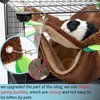 Guinea Pig Hideout - Fleece Rat Tunnel & Hammock Set House Cage Accessories for Chinchilla Hamster Hedgehog Squirrel Small Animals for Playing Sleeping