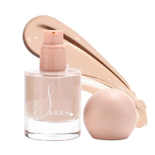 Sarah. Long-Lasting Full-Coverage Vegan Matte Foundation – Cruelty-Free Waterproof (porcelain 02, small)