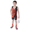 KO Sports Gear - Unisex Wrestling Singlet (Orange Skull, Adult X-Small)