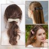 5 PCS Hair Bows Cute Hair Clips for Women Girls Bowknot Hair Barrettes Solid Colors Hair Bow Hair Clips Accessories for Women Girls