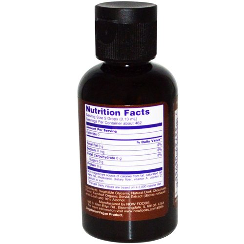 Now Foods BetterStevia Liquid Extract (Dark Chocolate) - 2 fl. oz.