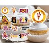 Arizona State Cupcake Toppers (24 Pcs) Arizona State Party Supplies for Football, Birthday Gift, Graduation Party Decorations (Arizona State Sun Devils)