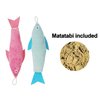 TTcat Catnip Matatabi Toys for Cats & Kittens,Cat Toys for Indoor Cats，Cat Kicker Toy（Fish*2）