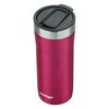 Contigo Streeterville Stainless Steel Vacuum-Insulated Tumbler with Straw and Splash-Proof Slider Lid, Keeps Drinks Hot up to 8hrs or Cold for 24hrs, Great for Travel/Work/School, 24oz Dragonfruit