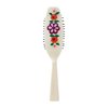 Phillips Brush 3000 Purse Size Cushion Hair Brush with Flower Design - White