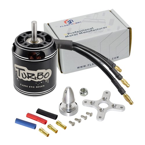 FLASH HOBBY D4260EVO 4260 (3530) 600KV 800KV RC Outrunner Brushless Motor for UAV Aircraft Multicopters RC Plane Helicopter (600KV)