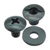 Holsterbuilder Premium Chicago Screws Kit - 1/8, 1/4, 3/8, 1/2 Inch Thru-Hole Machine Screw Fasteners with Rubber Washers for Kydex and Leather Holster Sheath Crafting