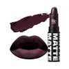 Ruby Kisses Lipstick, Matte Finish, Long-Lasting, Highly Pigmented, Smooth Apply, Full Coverage Lip Color Makeup (Blackberry)