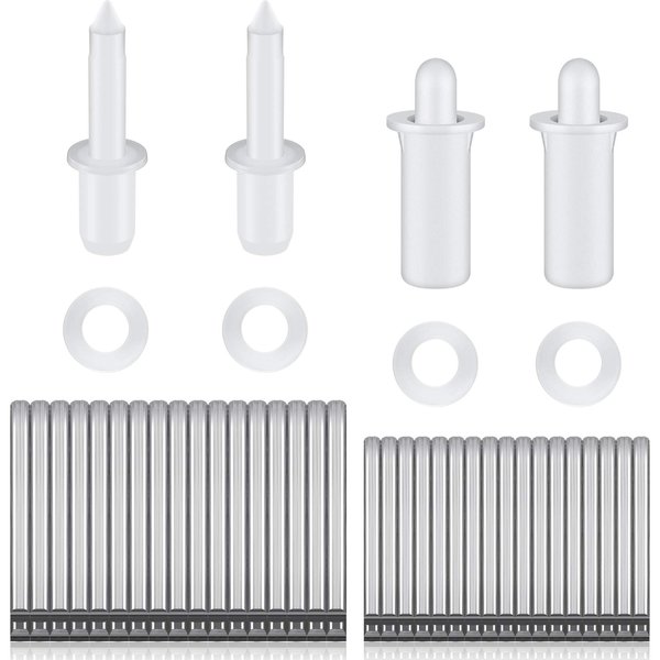 Jetec Repair Plantation Shutters Tool Set Plantation Shutter Louvers Staples Shutter Replacement Repair Pins for Windows Tools Supplies (85 Pieces)