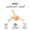 tuuli Accessories – Trigger Point Massage Tool, Multi-Functional Wooden Handheld Massager for Back, Neck, Shoulder and More, Helps Ease Muscle Tension and Support Skin Health