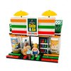 General Jim's 'Gulp & Go' Modular Convenience Store & Gas Station Building Blocks Set – 320-Piece Urban Street Corner Kit with Accessories, Treats & 2 Figurines – Compatible with Major Brick Brands