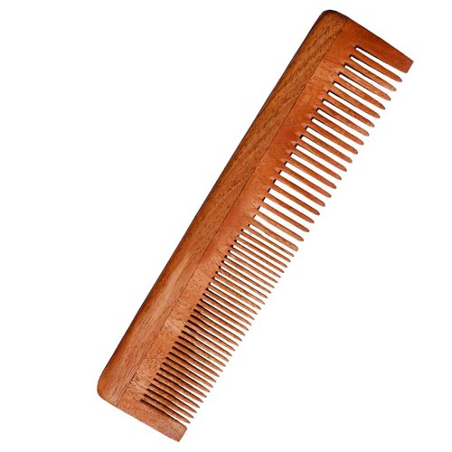 Generic International Shop PureTress Handcrafted Neem Wood Comb - Non-Static and Eco-Friendly Fine Tooth Comb for Men and Women - Soothing Scalp and Hair Health - 7 Inches