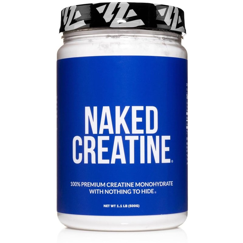 NAKED Pure Micronized Creatine Monohydrate Powder - Unflavored, 500g, 1.1lb Bulk - Vegan, Non-GMO...