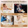 TOP BRIGHT Flash Cards for Toddlers - 40 Double Sides Flashcards, Colors & Shapes Flash Cards, Logic Key Montessori Toys, Preschool Learning Activities for 2 3 4 Years Old Preschool Kids