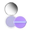 Face Matte Setting Powder, Oil Control Face Pressed Matte Powder, Lavend Jelly Pressed Setting Powder with Mini Powder Puff