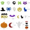 500 Pcs Halloween Foam Stickers Self Adhesive Glitter Foam Stickers for Kids Arts and Craft Supplies