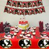 Obussgar 4 Pcs Karate Party Tablecloths, Karate Party Supplies, Rectangular Karate Themed Plastic Table Covers for Boys Girls Karate Birthday Party Decoration - 51 x 86 Inch