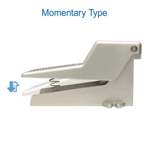 Baomain Pneumatic Air Foot Pedal Valve VF200-08 PT 1/4" Nonslip Momentary 2 Position 3 Way Foot Switch