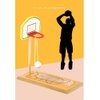 AIXICWXI Wooden Mini Desktop Basketball Game Mini Finger Basketball Shooting Game Compact Mini Tabletop Basketball Toy