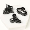 20 Pcs Small Hair Claw Clips for Women Girls 1.7 inch Plastic Small Claw Clips Black Hair Claw Tortoise Hair Jaw Clamp Hair Accessories