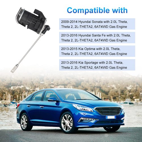 WMPHE Turbo Wastegate actuator Replacement for 39400-2G700 Compatible with 2009-2014 Hyundai Sonata,2013-2016 Hyundai Santa, Kia Sportage, 2013-2015 Kia Optima,Turbo Charger Control Valve Solenoid