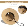 Beach Hats for Women, Straw Hat for Women UPF 50+ UV Sun Protection Sun Hat Foldable Roll up Cap Khaki