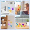 ARefugen 12Pcs Animal Suction Toys for Kids Ages 3-8 - Balloon Animals Bath Toy Set Creative Connect Build Sensory Toys No Hole Bathtub Travel Toys for Baby Toddler Ideal Stuffers Birthday Party Gift