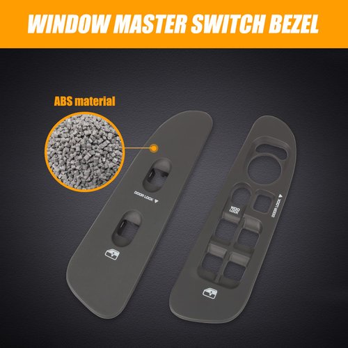 RANSOTO Grey Master Power Window Switch Compatible with 2002-2010 Dodge Ram 1500 2500 3500 2001-2003 Durango 2005-2009 Sprinter 2500 3500 Repalce 68171680AA 56049805AB