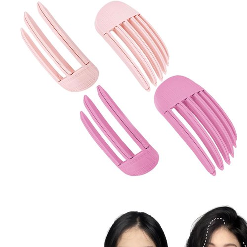 4 Pack Wind Shaping Styling Comb, Hair Bumps for Volume Insert, Hair Volume Clip Comb, Hair Volumizer Tool, Hair Root Clips for Hair Volume,Volumizing Hair Clips for Women