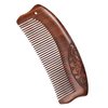 YAKUNCL Natural Sandalwood Hair Comb, Wooden Smooth Hair Comb, Wooden Combs for Women, Carved Wood Comb, Wooden Hair Comb for All Hairstyles