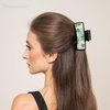 Framendino, 6 Pack Sublimation Hair Claw Clip Blanks Non Slip Hair Clips for DIY Hair Clips Rectangle 6 Colors