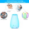 Diffuserlove Diffuser 2 Pack Essential Oil Diffuser 200ML Remote Control Ultrasonic Aromatherapy Diffuser Mist Humidifiers for Bedroom Office Yoga