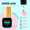 VAVALASH Eyelash Extension Glue Lash Extension Adhesive 1 Sec Drying Time Bond Lash Glue Long Lasting Black Eyelash Glue Professional Lash Artist Use Only (Super,5ml)