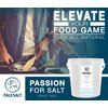 FALKSALT | Organic Sea Salt Flakes 1.32lb Resealable Tub | Gourmet Finishing Salt | Handcrafted, Kosher, Gourmet Sea Salt