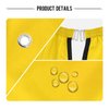 WELLDAY Hair Cutting Cape for Men, Plain Yellow Solid Color Barber Cape Adjustable Neck Size Professional Salon Cape