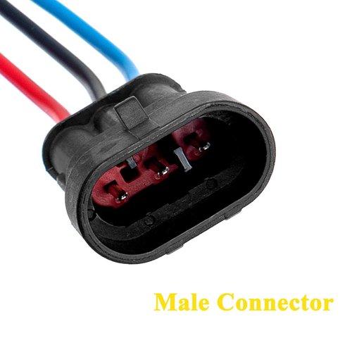 HYAT 3 Sets Car Waterproof Electrical Connector,18 AWG 3 pin Plug Auto Electrical Wire Connectors Marine for Car, Truck, Boat, and Other Wire Connections.(3 Sets)