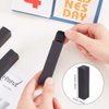 BENECREAT 80 Pack 3.5x0.8x0.8" Black Kraft Paper Lipstick Box Lip Balm Kraft Box for Birthday Festival Gift Packing